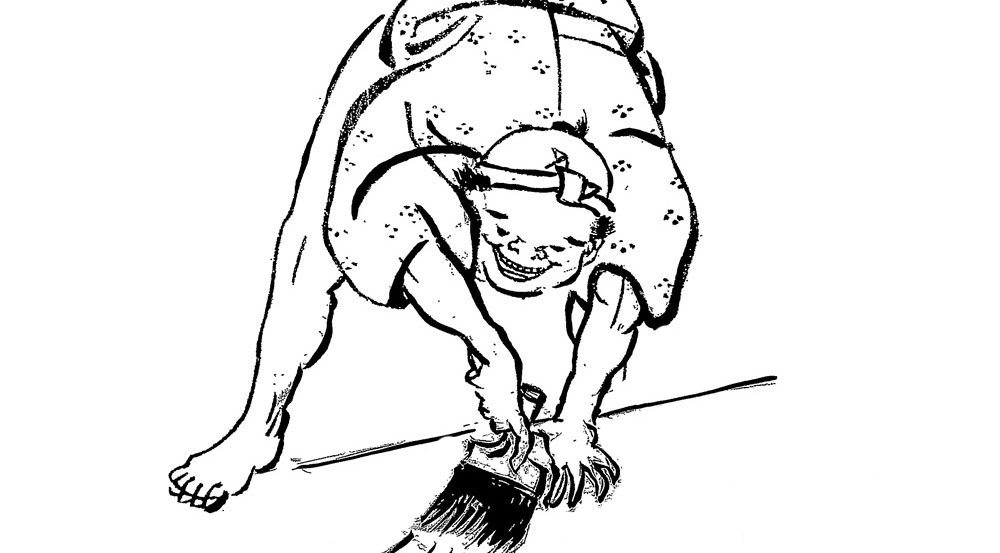 小林塗装　北斎漫画